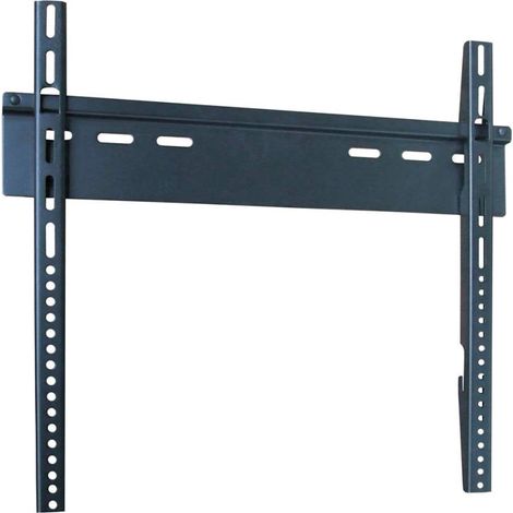 Support mural fixe pour écran plat de taille moyenne - VESA max 400x400 coloris noir écran 20'' à 37'' 40kg max - KOROS DISTRIBUTION (1/2)