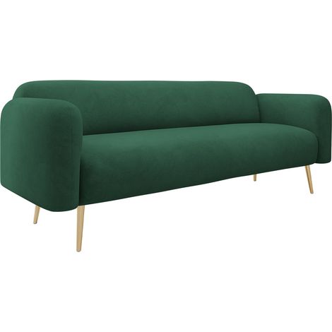 Sofá Comfivo Beatitudo III, Uttario Velvet 2952, 204x71x75cm, Tapiz, Patas: Metal (1/5)