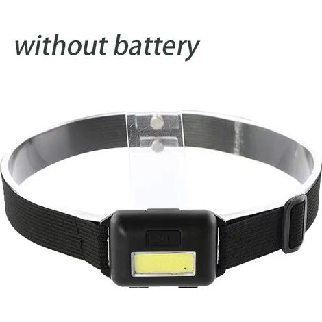 (805 - sans pile) Lampe frontale LED COB rechargeable (1/2 pièces), puissante et magnétique, étanche, ultra-lumineuse, idéale pour la pêche en extérieur. (1/5)