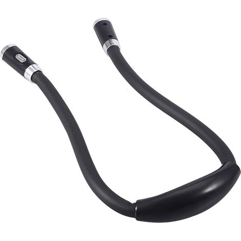 Lampe LED rechargeable à col flexible, lecture sans mains, pliable et orientable, idéale livre de nuit, suspension, noir. (1/5)
