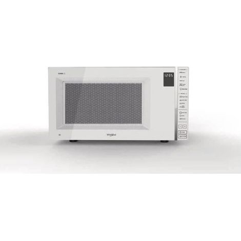 Whirlpool – Micro-ondes à poser 30L 900W – Gril, vapeur, auto-cook 14 recettes – Plateau 31,5cm – Blanc – COOK30