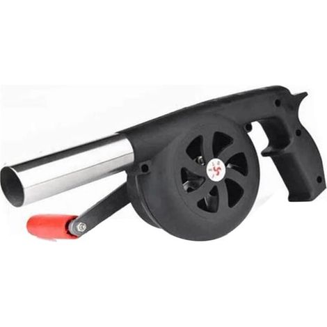 Juego de herramientas para barbacoa: soplador de interior de una mano, soplador de barbacoa portátil, mini ventilador. (1/2)