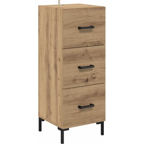Maison Exclusive - Aparador Roble artisan 34,5 x 34 x 90 cm Mader (1/5)