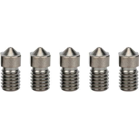 5 Pièces Buses Imprimante 3D Acier Trempé Super Dur Accessoires Impression 0.5mm (1/5)