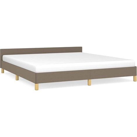 Maison Exclusive - Giroletto senza Materasso Tortora 180x200 cm in Tessuto (1/5)