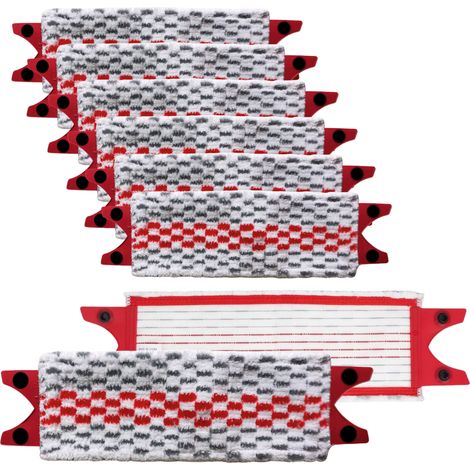 Lingette pour Balai Vileda Ultramax / Ultramax Turbo / Ultra Max / 1-2 Spray  [Lot 8] Serpillère lavable réutilisable (1/5)