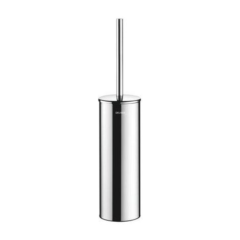 Delabie Ensemble brosse WC. Fixation au sol avec bride. Acier inoxydable, poli miroir (1/2)