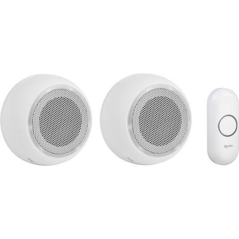 Byron DBY-23514 Funkklingel Komplett-Set mit USB-Anschluss