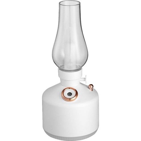 Humidificateur d'air de bureau, lampe rétro, diffuseur d'huile essentielle, diffuseur d'arôme, Rechargeable par Usb, lumières Led, humidificateur à brume fraîche (1/5)