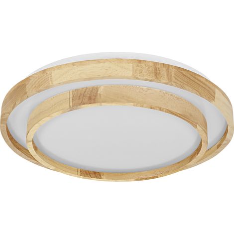 Osram LED-Deckenleuchte Orbis Razon Wood Ø40 cm 24W Holzdekor dimmbar (1/3)