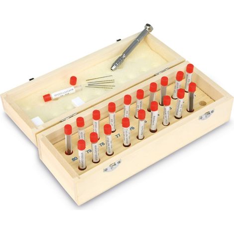 DAYTOOLS Kit de mini-forets HSS MBS-100, 0,35...1 mm, 100 pièces (1/3)