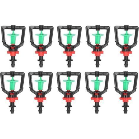 10 Ensembles rotatifs de Type G Micro buse Plantes arrosage arroseur réfraction buse de pulvérisation pour Serre (1/5)