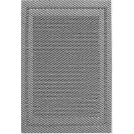 Tovaglietta americana con supporto da tavolo 45x30cm grafite - SET 6 pz.