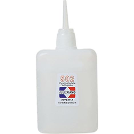 Super Glue 502, adhésif à séchage rapide imperméable extra fort pour le bois, le plastique, le métal, la colle de réparation polyvalente pour l'artisanat de bricolage, la maison et le bureau (1/5)