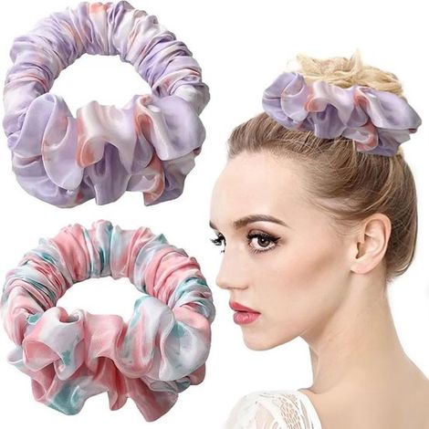 Lot de 2 fers à friser sans chaleur – Souples – Cheveux mi-longs et longs – Coiffure DIY (1/5)
