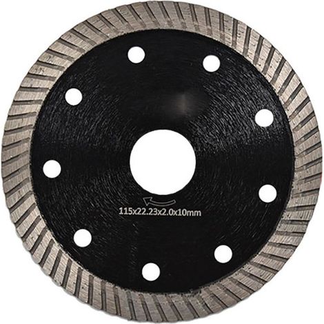 Disque fin Diamond Turbo, 115 mm/22,23 mm, noir (1/5)