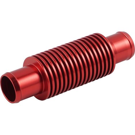 Enfriador de motor para ATV, doble efecto de enfriamiento, aluminio mecanizado CNC, rojo. (1/2)