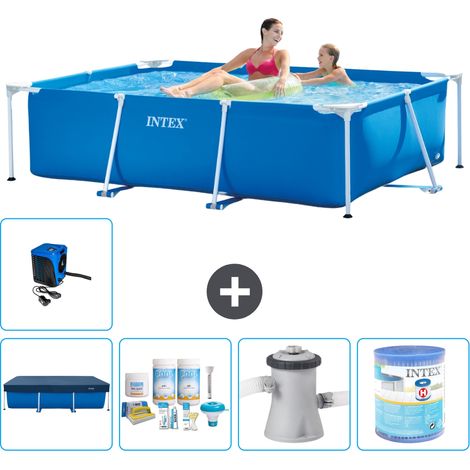 Intex Piscine Tubulaire Rectangulaire - 220x150x60 cm - 6-pièces S40020 (1/5)