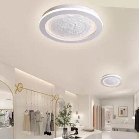 TrAdE Shop Traesio - Lampada Da Soffitto Plafoniera Led 37 W Cct 3 Colorazioni Di Luce Bianco C56-b3c - (1/3)