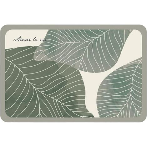 Tapis Antidérapant Imperméable en Silicone pour Machine à Café et Appareils de Cuisine, Tapis Égouttoir Évier, Tapis de Cuisine, Tapis (30x40cm) (1/5)