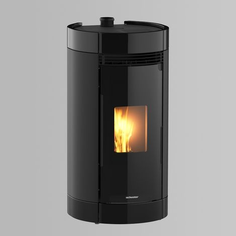 Estufa de Pellets Estanca 8 kW ADNA Negra hasta 72 m² (1/5)