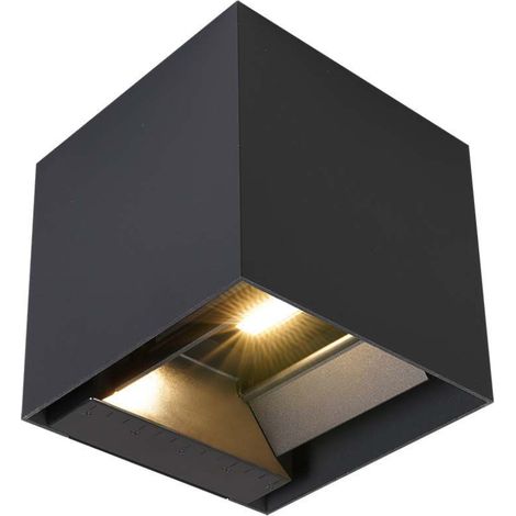 V-TAC Lampada LED Giardino con Pannello e Sensore 9W Nero 150153150mm Bianco Caldo IP65 (1/5)