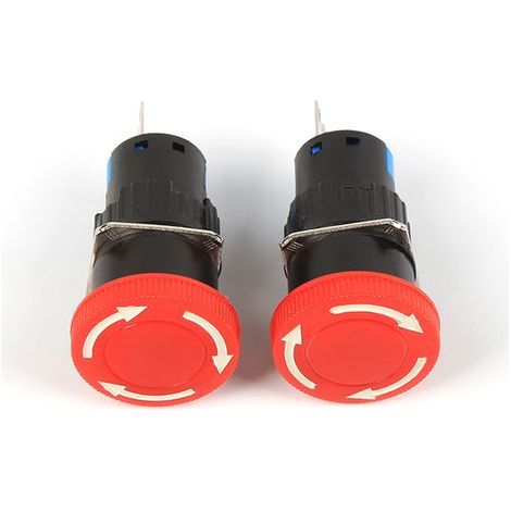 LA16Y-11ZS miniature self-locking emergency stop button with 16mm mushroom head (1/4)