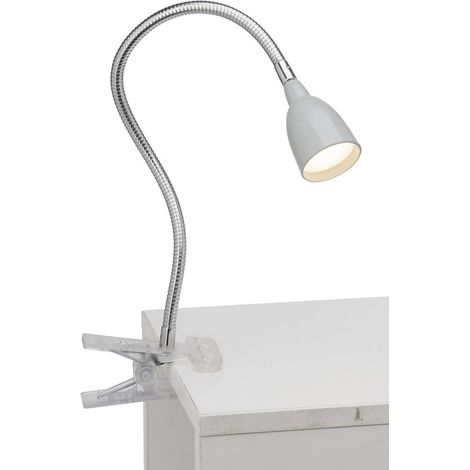 Brilliant Antony lampada a clip LED titanio design moderno (1/5)
