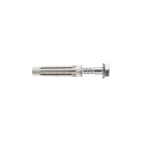 TASSELLO IN NYLON CON VITE TE E RONDELLA  PA 6 T6/VTE R- - ø mm.10x50 - 50 pezzi ELEMATIC
