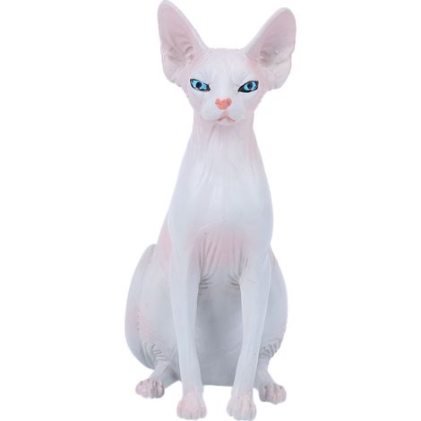Chat Sphynx Décoratif Modèle Figurine pour Enfants Jouet Bureau Décoration Maison (1/5)