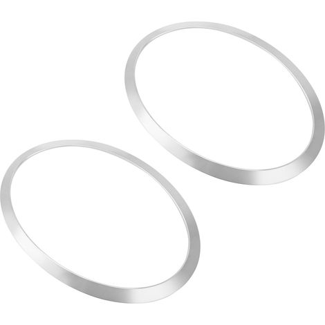Ensemble de garnitures de contour de phare avant 51‑13‑7‑300‑631 gauche et droite chromées de remplacement pour Cooper F55 4 portes 15‑20 (1/5)