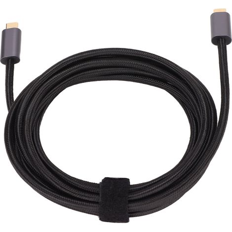 Câble d'extension USB-C 100W 20Gbps 8K 60Hz mâle à mâle pour bureau et études, 2 mètres (1/5)
