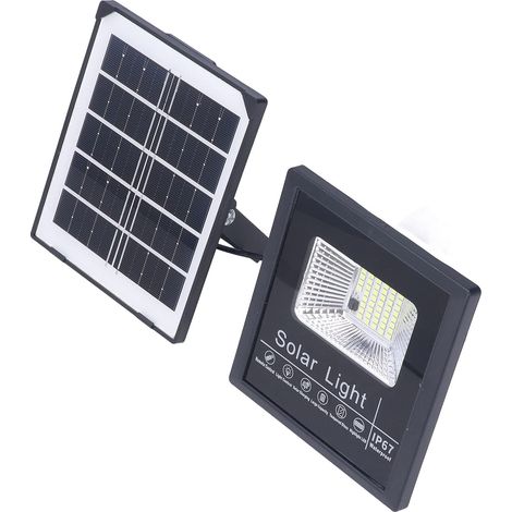 Réverbère solaire extérieur, étanche IP6744 Perles LED étanches LED Lampes de jardin solaires réglables pour jardins de rue (1/5)