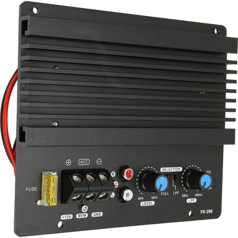 Amplificateur Voiture 12V FK206, Module Subwoofer Puissant pour Son Auto Amélioré (1/5)