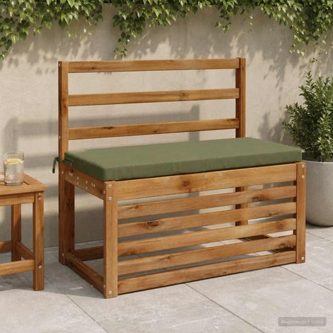 Coussin de banc SOEST 100 % polyester Vert olive 60 x 40 x 5 cm (1/5)