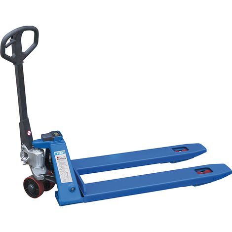 Manueller Hubwagen Tragfahigkeit 2500 kg mit Waage Fervi 0068L