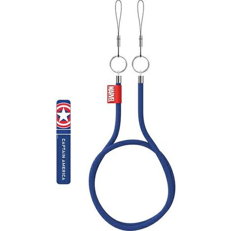 Supporto Samsung GP-TOU021HIILW per cover protettiva con supporto per S22/S22+/S22 Ultra Marvel blu/blu