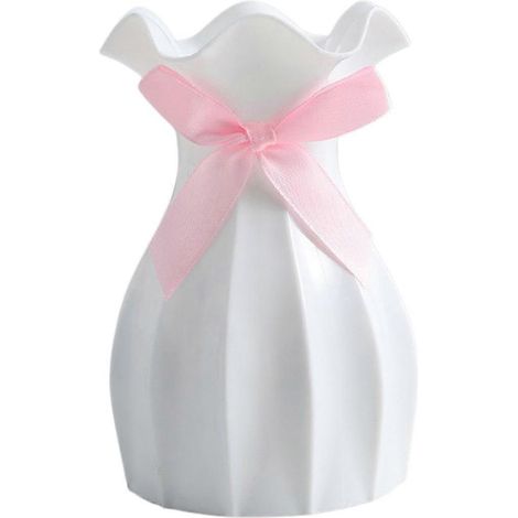 Bouteille en plastique, petite boîte à bonbons de mariage, vase en plastique personnalisé en dentelle européenne PUWF0480 (1/5)