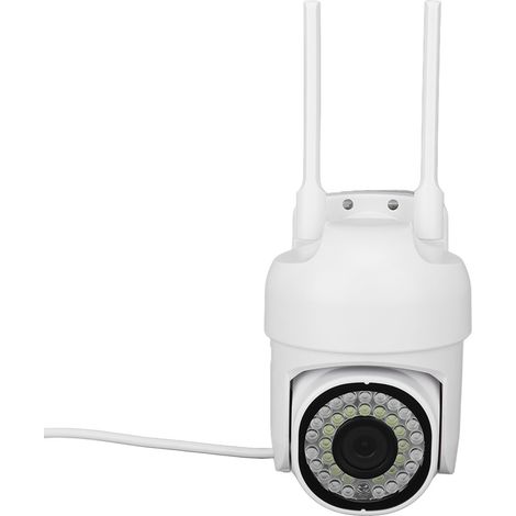 Caméra sans fil 5G, rotation à 360°, 2 MP, vision nocturne couleur, interphone bidirectionnel, détection de mouvement, prise UE 100-240 V (1/5)