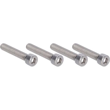 Vis Allen M10x55 (lot de 4) en acier inoxydable A2, filetage fin de 1,25 mm (1/5)