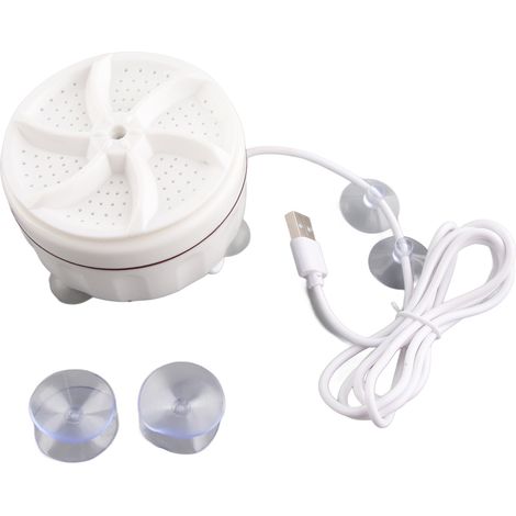 Mini machine à laver portable à haute fréquence, lave-linge USB compact pour voyages, déplacements professionnels et appartements (1/5)