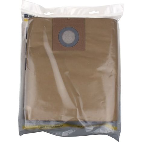 KARCHER Bolsas filtrantes de papel de 2 capas - Para hoover NT 27/1 X 5 - 6.904-290.0
