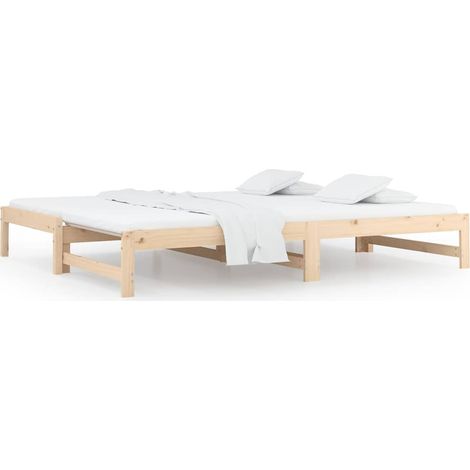 Maison Exclusive - Dormeuse Estraibile 2x(90x200) cm Legno Massello di Pino (1/5)