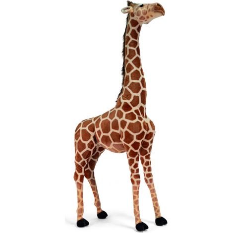 Peluche géante maman girafe - Haut 185 cm