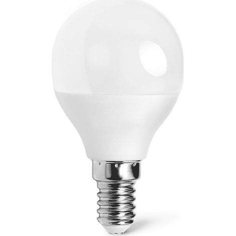 Lampadina Led E14 G45 a sfera 9W Bianco neutro 4000K Aigostar