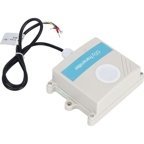 Capteur CO2 et temp humidité ABS 11x8.5x4cm transmission RS485 12-24V pour serre fleurs 1 pièce (1/5)