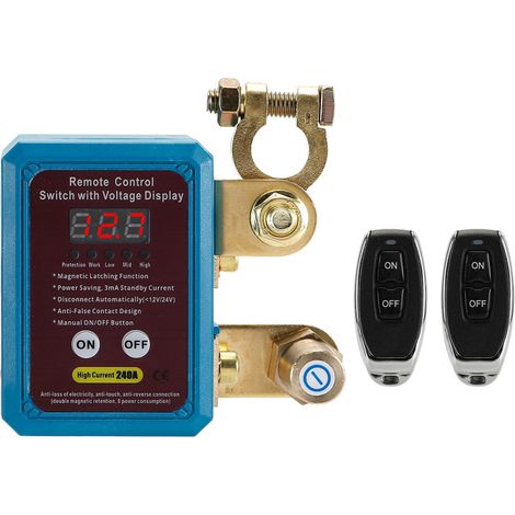 Irovami Coupe-batterie 12/24V – Anti-fuite, détection précise – Idéal pour voiture, sécurité, batterie (1/5)