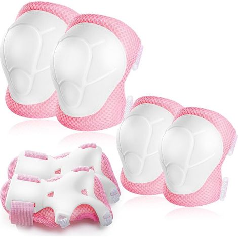 Genouillères Genouillères pour enfants Inlines Inline Skates Inline Pa（rose，M） (1/5)