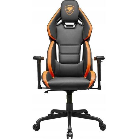 Cougar HOTROD chaise gaming noire et orange ergonomique (1/3)