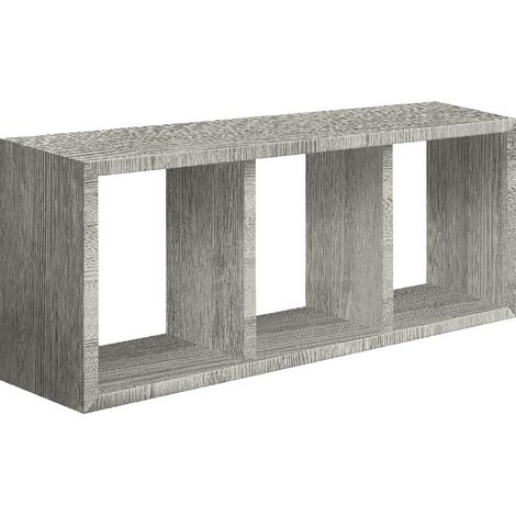 Étagère Décoration Murale - Salon, Chambre, Bureau - MDF, Nouveau Chêne Gris 70 X 30 X 15,5